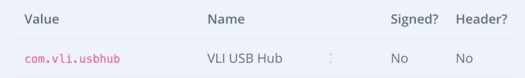 Unsigned VLI USB Hub Firmware