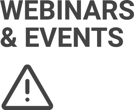 Webinars and Events