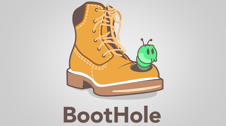 Worm Coming out of a Boot